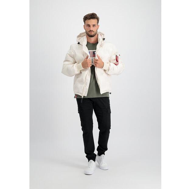 Куртка зимняя Alpha Industries Hooded Logo Puffer Winter Jacket