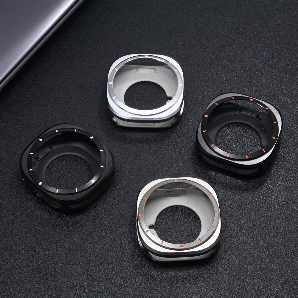 Protective Film+Aluminium Alloy Protective Case Cover Samsung Galaxy Watch Ultra 47mm Metal Case for GALAXY ULTRA Rugged Case