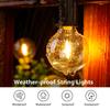 65FT Outdoor Connectable LED String Light E12 Base G40 IP44 Waterproof Dimmable Garland Garden Wedding Fairy lights Home Decor