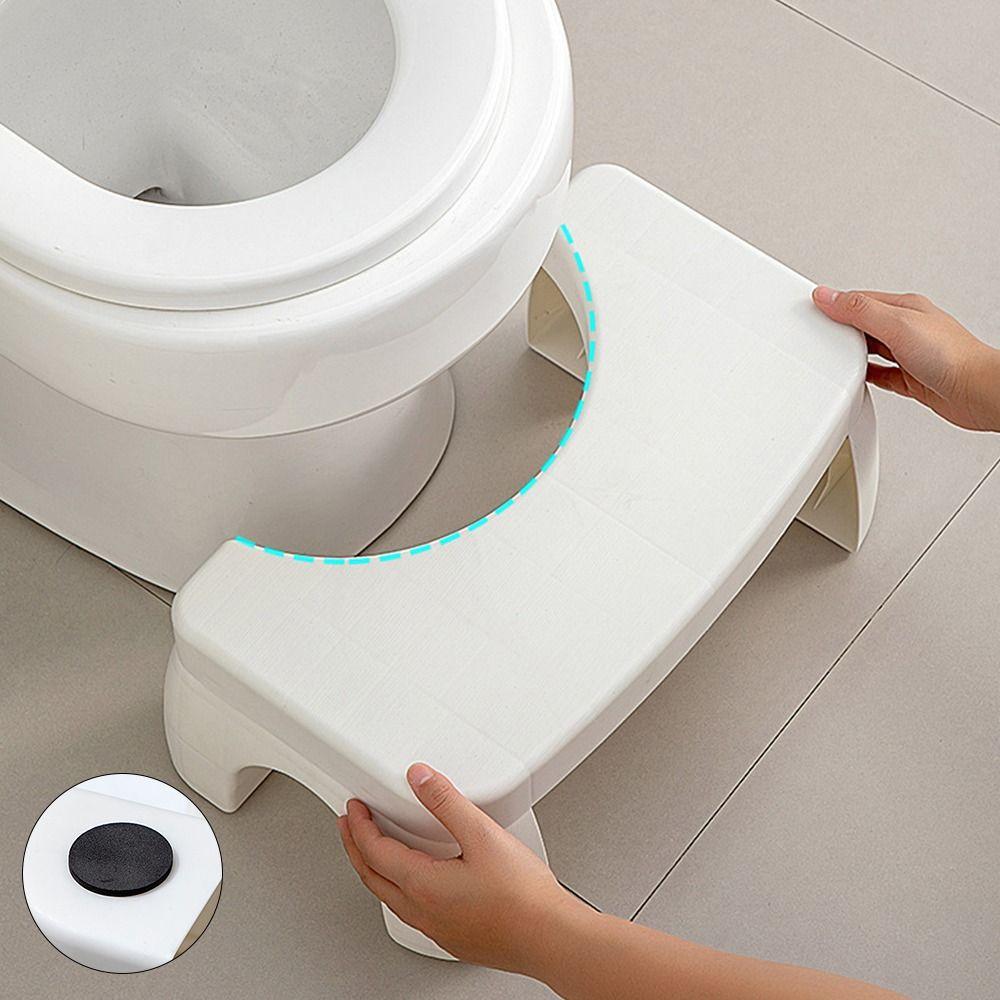 Footrest Toilet Seat Stool White Foot Stool High Quality Foot Resting Stool Bathroom