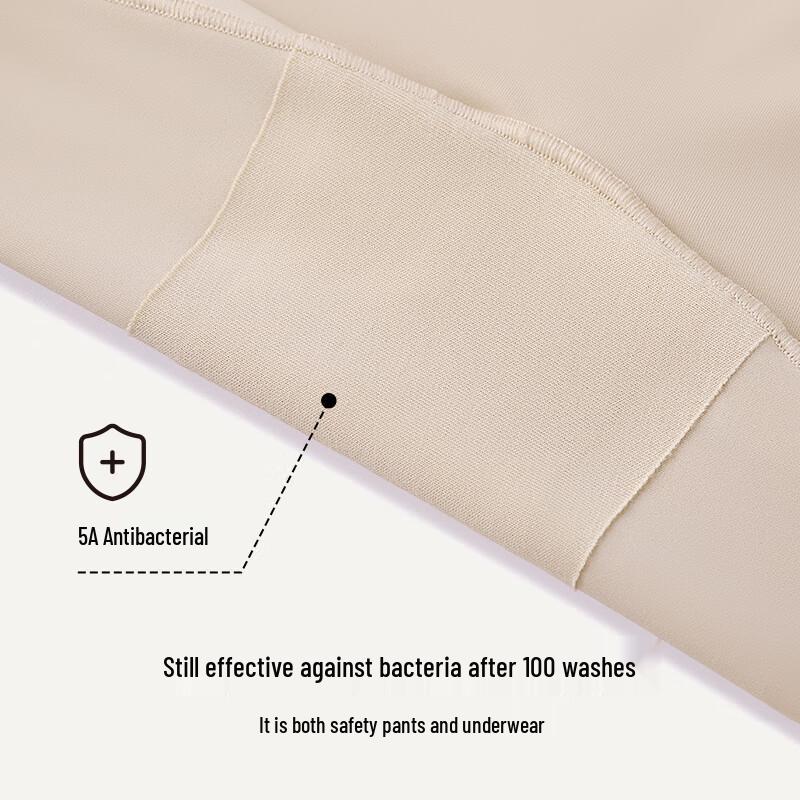 Ubras Naadloze Mid-Waist Anti-Blootstelling Veiligheidsshorts