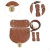 Pu -bags Knit -set Hand -woven Crochet Handbag Material for Enthusiasts