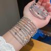 Rhinestone Star Multi-layer Open Bangle: Chic, Trendy Fashion Jewelry for Women