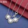 925 Sterling Silver Firework-Shaped Pendant Necklace Fashion Jewelry