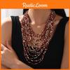 Multilayer Necklace With Acrylic Beads For Women Winter