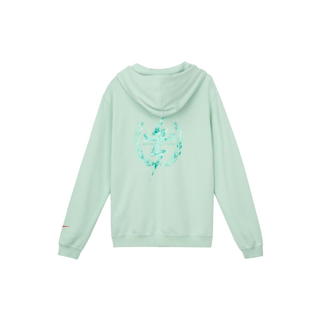 Nike Lebron Logo Print Casual Sport Pullover Hoodie Men Tops Frost Pale-Grass-Green DC9998-330