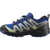 Salomon Xa Pro V8 Versatile Comfortable Waterproof Low Top Outdoor Shoes Kids Shoes Blue Green 477296