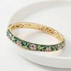 Tradiční Vintage Cloisonné Náramek Smaltovaný Dámský Náramek na Ruku Šperky Dárky
