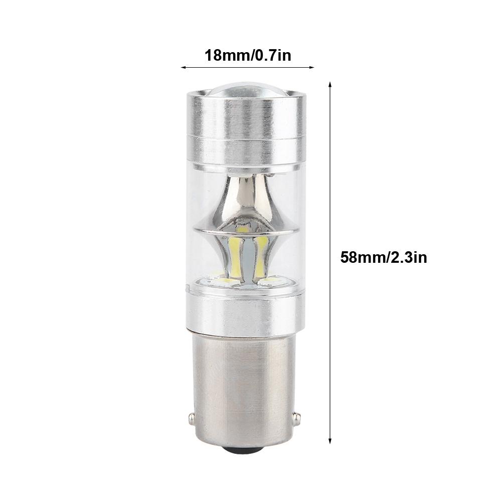 9-24V/60W 1156/BA15S Stop Light Car LED Turn Signal Lamp 660lm Automobile Reversing Light Bulb