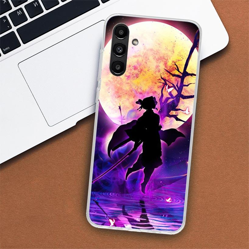 Demon Slayer Kochou Butterfly Husă pentru telefon pentru Samsung Galaxy A55 A54 A53 A52 A15 A14 A13 A12 A35 A34 A33 A32 A25 A24 A23 A22 A04S