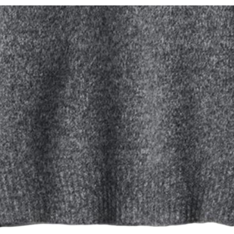 UNIQLO Mixed Color Round Neck Pullover Long Sleeve Knit Sweater Women sweater 462719-06