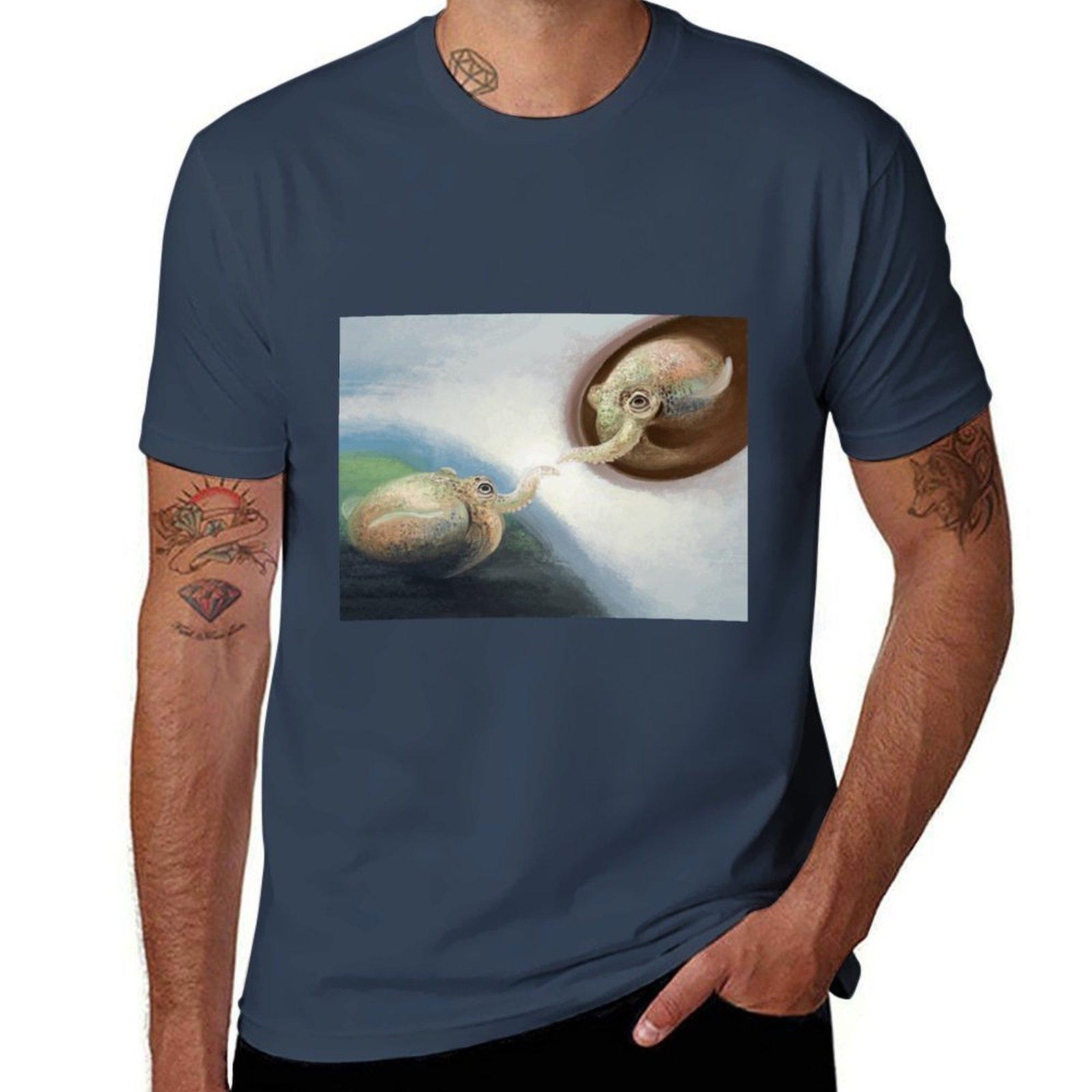 The Creation of Squadam T-Shirt t shirt man cotton t shirt men 100% cotton luxury brand t shirts for man pack cotton T-Shirt S