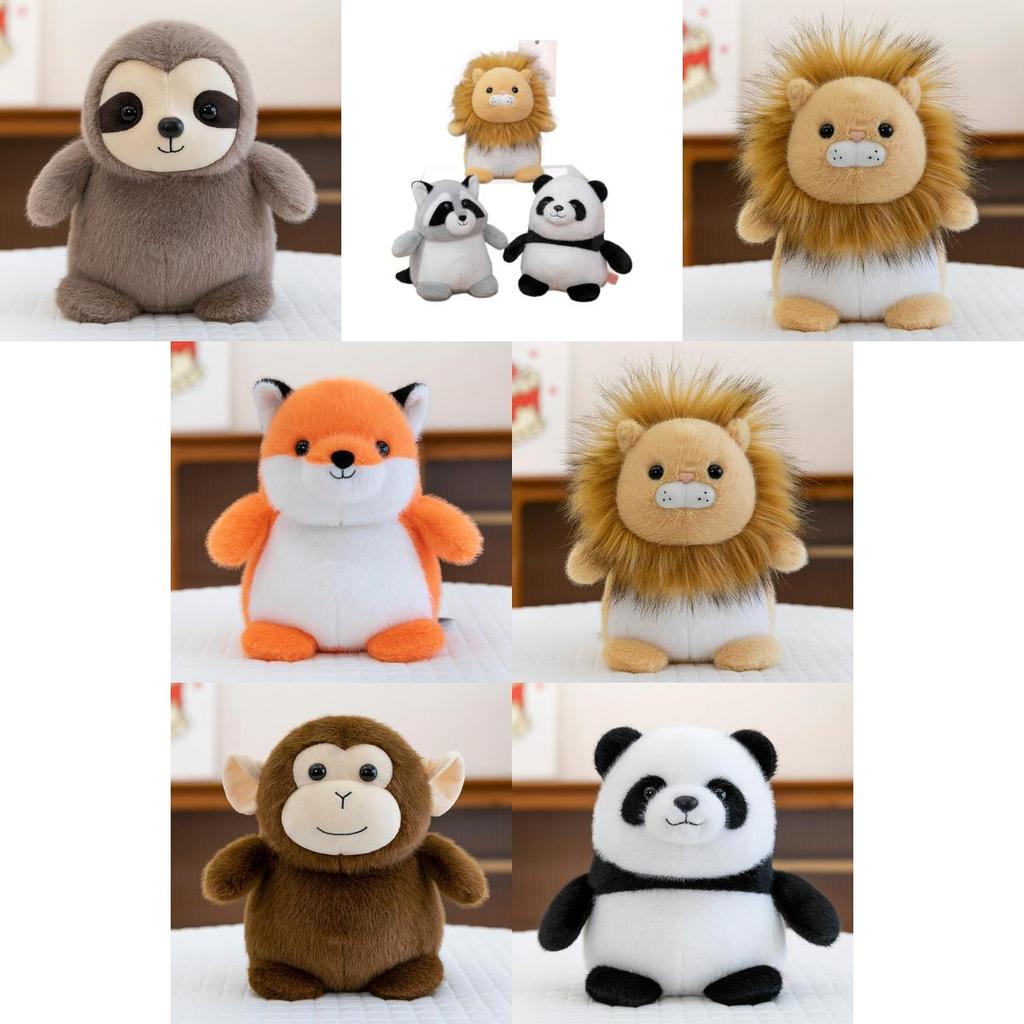 Adorable 8 Inch Plush Lion Toy Soft And Cuddly Stuffed Animal Gift For Kids