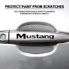 Car Door Sticker Carbon Fiber Scratches Auto Handle Protection Film For Ford Mustang Spoiler Shelby GT 350 500 Cobra E Focus 2 3 MK3 Kuga