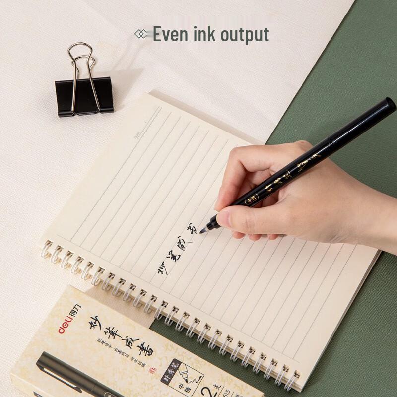 Deli Refillable Calligraphy Brush Pen