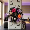 45 cm Seasonal Wreath for Door Wall Window or Porch Use with Dark Finish Round Shape and Entry Area Placement during Seasonal Change