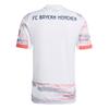 adidas FC Bayern 25/26 Away AEROREADY Comfortable Versatile Short Sleeve Football Shirt Men Tops White JJ2143