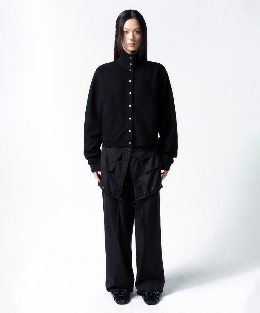 Insilence Women Soft Snap Jumper Black