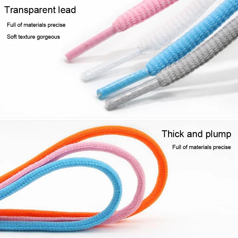 New Oval Sneakers Shoe Laces Semicircle Sports Shoelaces Classic Round Shoelace Woven Casual Boots Shoestrings for Adult Unisex