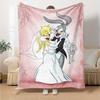 Looney Tunes Blanket Ultra-Soft Great for Bed Office Chair Couch for All Seasons Modern Gifts For Family Or Friends