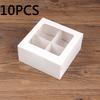 WTEMPO Foldable Clear Window White Paper Gift Boxes Multi-cavities DIY Flowers Soaps Small Presents Packaging Boxes Perfect for Birthday Wedding
