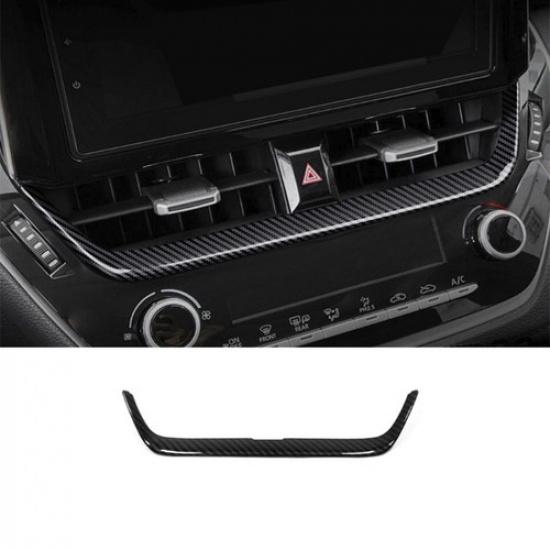 For Toyota Corolla - Dashboard center Air Vent Trim Carbon fiber Kit