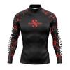 Rash Guard da Uomo Protezione UV Manica Lunga Maglia da Nuoto Surf Subacquea Snorkeling Sport Acquatici Asciugatura Rapida