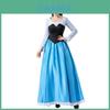 Elegant Polyester Ariel Mermaid Princess Dress For Women Perfect For Cosplay