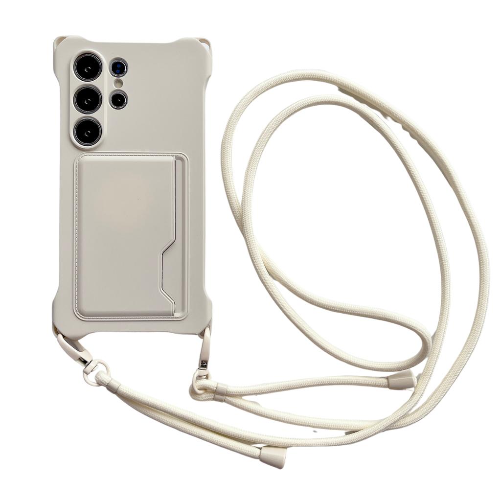 Flüssigsilikon Lanyard Kartenhalter Handyhülle Für Samsung Galaxy S26 S25 S24 S23 S22 S21 Ultra Plus FE Edge 5G A17 4G 5G Hülle