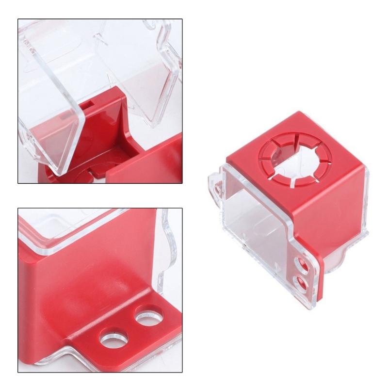 Emergency Stop Button Cover Lockout Large Push Button Lockout Safety Lock Cover Box Type Clear Push Button Switches Cover