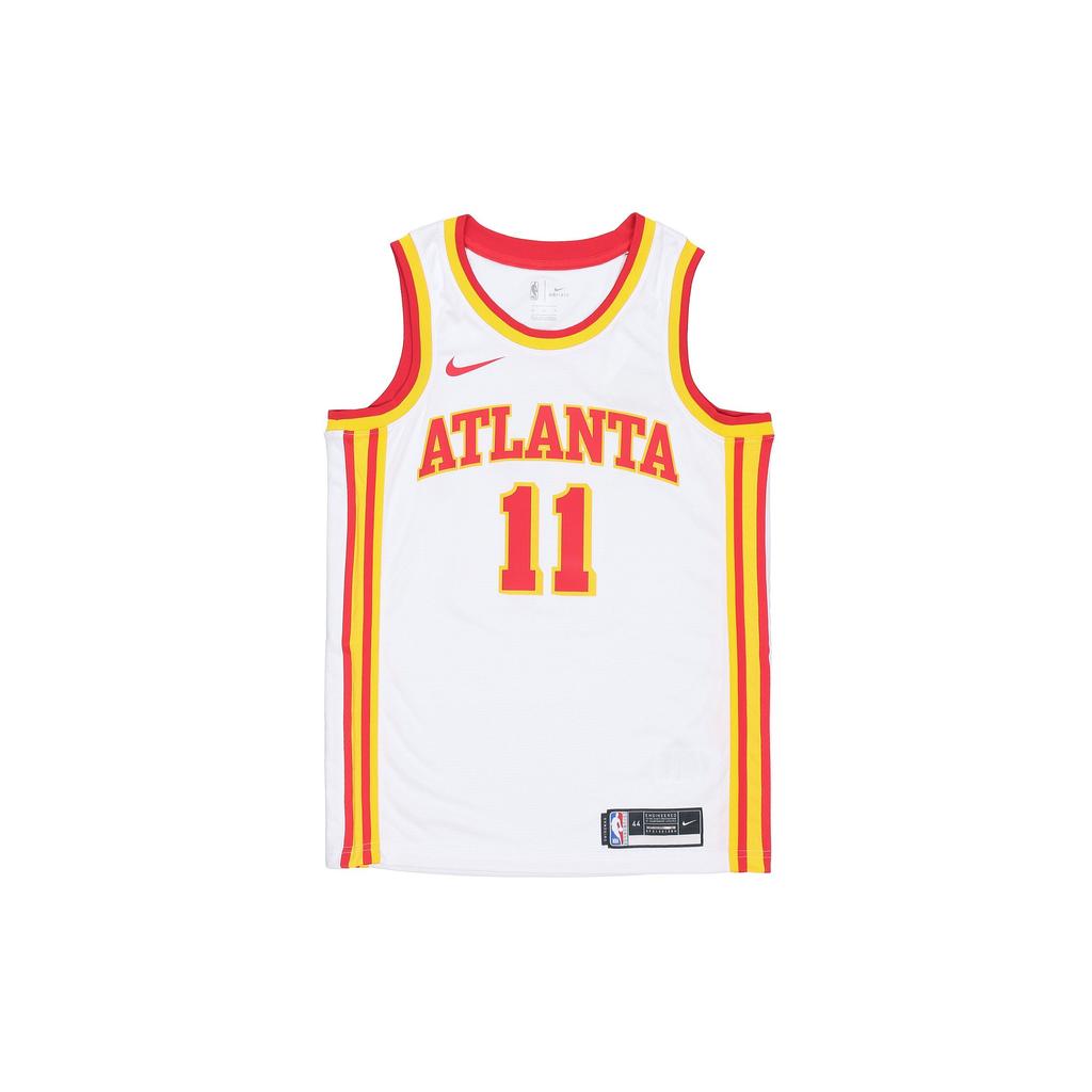 Nike Atlanta Hawks Trae Young 11th SW Fan Edition NBA Sports Mesh Basketball Jersey Men Jersey White CN8005-100