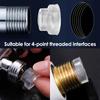 5/10 pièces Rondelles d'étanchéité universelles en silicone pour robinet avec collier de serrage. Joint étanche à l'eau pour plomberie domestique, robinets.