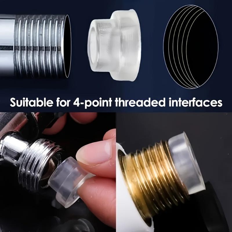 5/10 pièces Rondelles d'étanchéité universelles en silicone pour robinet avec collier de serrage. Joint étanche à l'eau pour plomberie domestique, robinets.