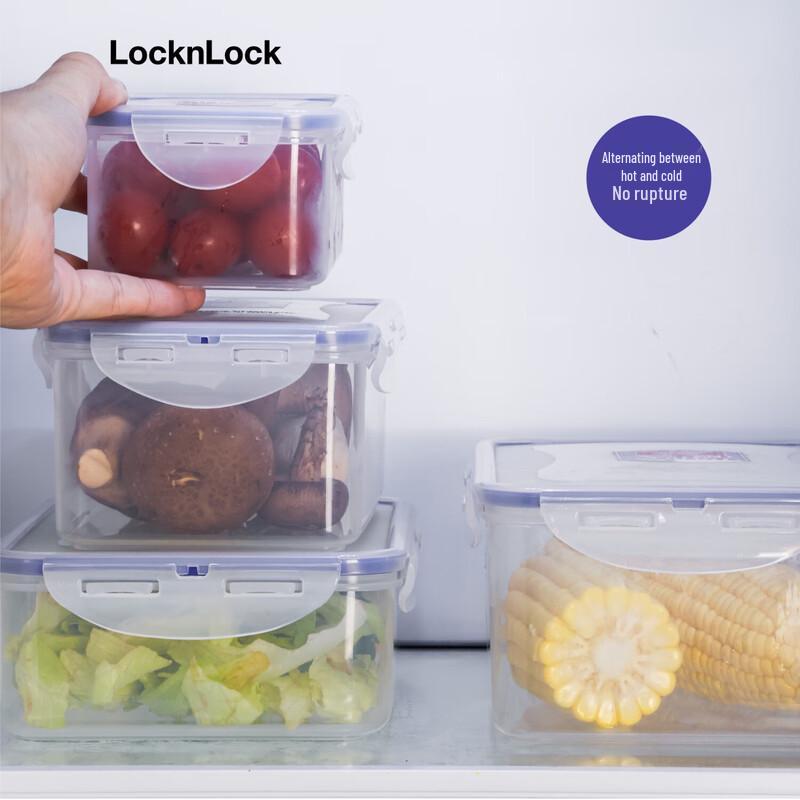 LOCK&LOCK 4-Piece Plastic Food Storage Container Set