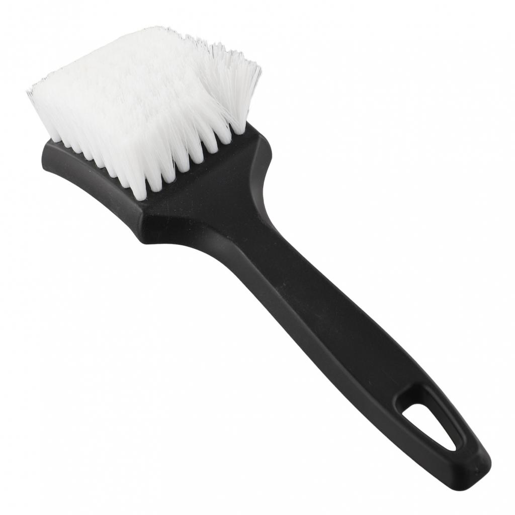 Car Cleaning Brush for Tire Rim with Plastic Handle and Nylon Bristles