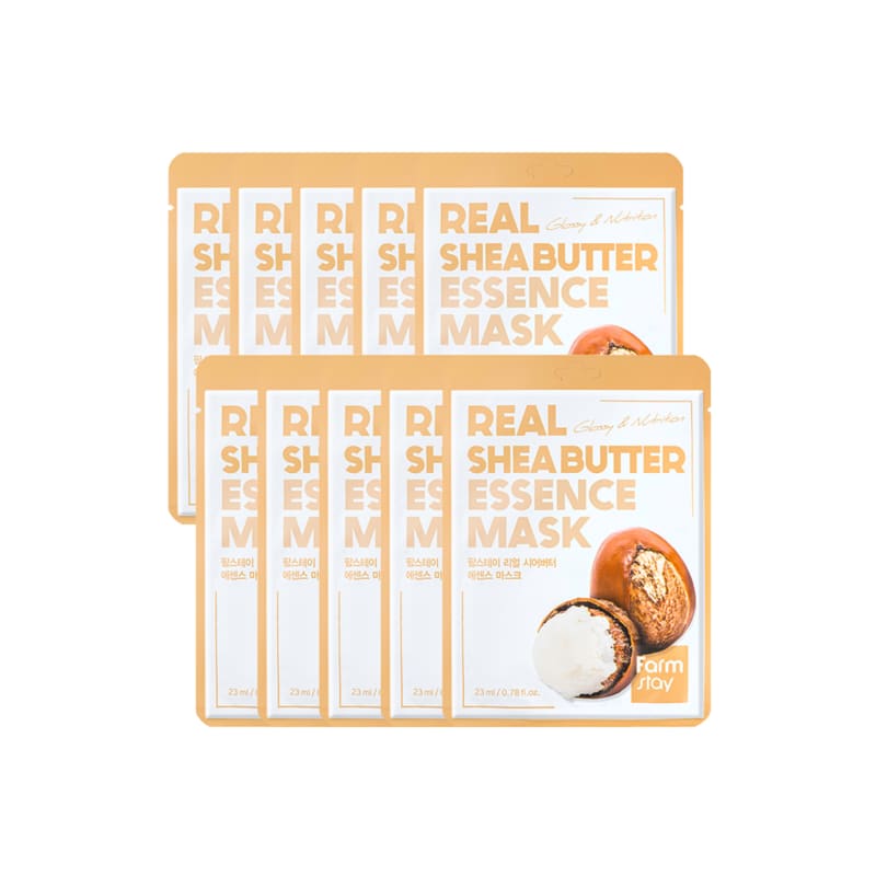 Real Shea Butter Essence Mask Pack (10 sheets)