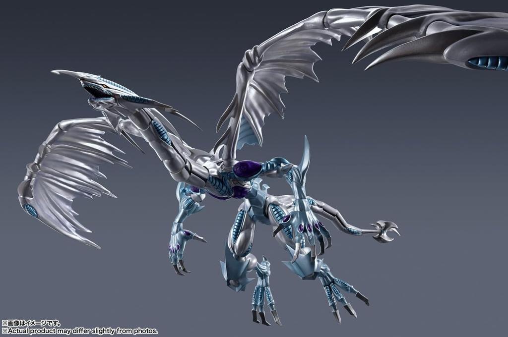 TAMASHII NATIONS MonsterArts Stardust Approximately PVC ABS Painted Action Figure S.H. Yu-Gi-Oh! 5D's Dragon, 530mm, &