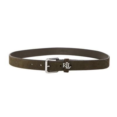 Ralph Lauren Womens/Ladies The Lauren Logo Suede Belt