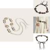 Bohemian Cotton Linen Handmade Waist Belt For Women With Knot Closure For Casual Dresses