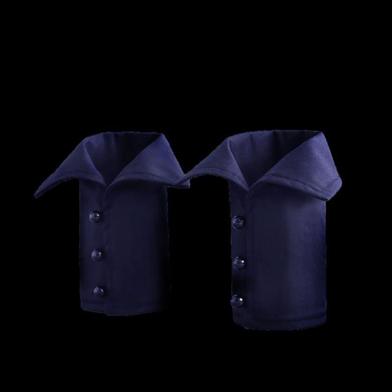 

Bandage Dress Inner Women s Fake Shirt Fake Cuff Shirt Oversleeve Sweater Suit Decorative Sleeve Half Gloves Short Sleeve Black All yards