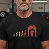 Evolution of Man Car Mechanic T-Shirt, Automotive Gift