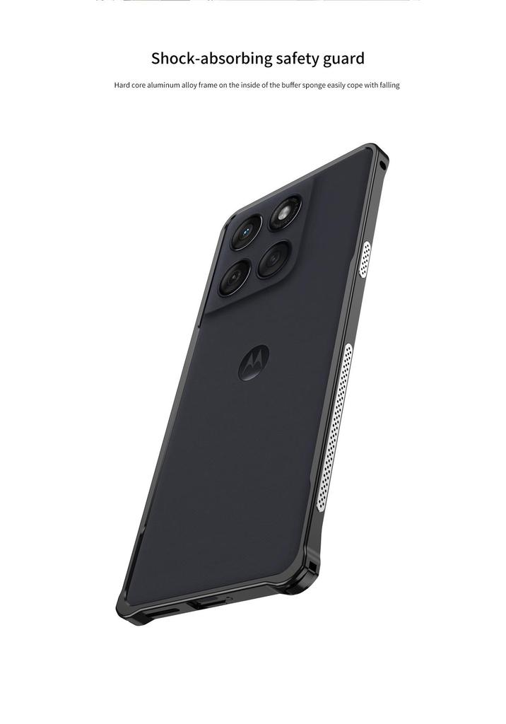 Motorola Moto Edge60 Series Metal Frame Phone Case