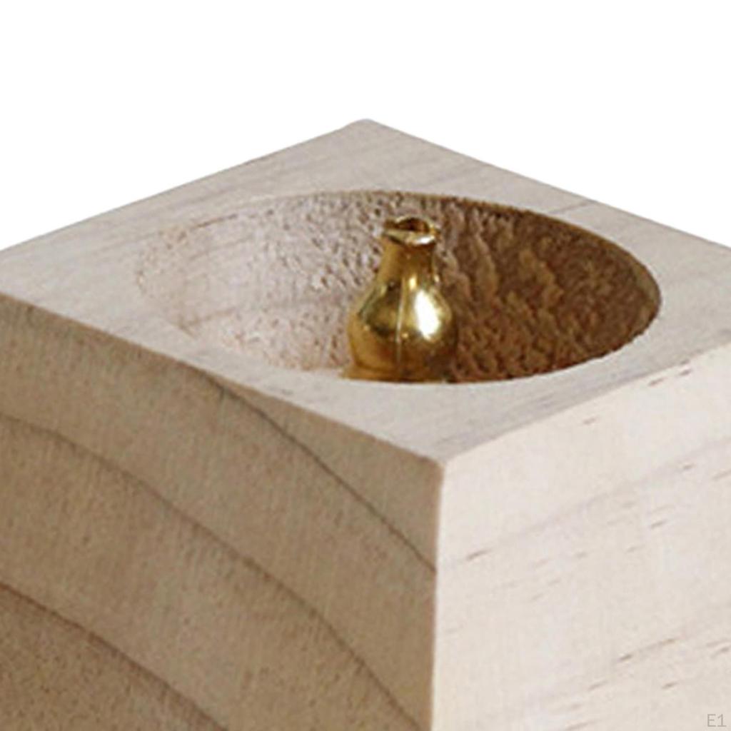 Holder Ornament Wooden Decorative Ash Catcher Gift Censer Burner Stand for Yoga Desktop Home