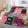 Family Love Printed Blanket Suitable for Sofas Beds Offices Travel Camping Chairs Warm Plush Blanket