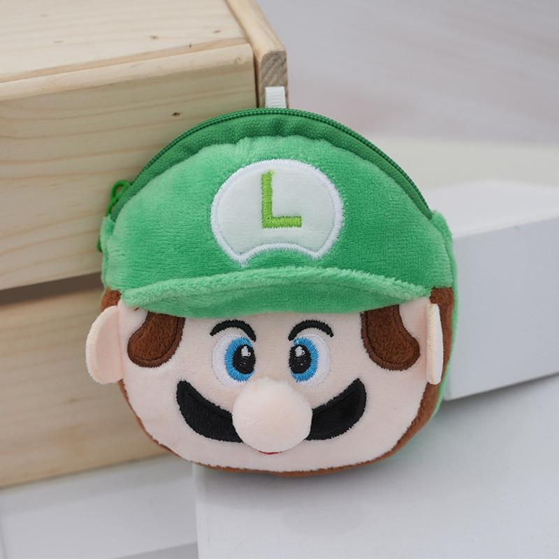 Creative Mario Plush Keychain Coin Purse Adorable Cartoon Gift For Kids And Couples