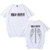 Womens Oversized Loose Fit Cotton T-Shirt With Graphic Print Round Neck Short Sleeve Casual Top