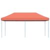 VidaXL Tente réception pliable escamotable terre cuite 580x292x315 cm, tente, tente à auvent, auvent de gazebo 4004941