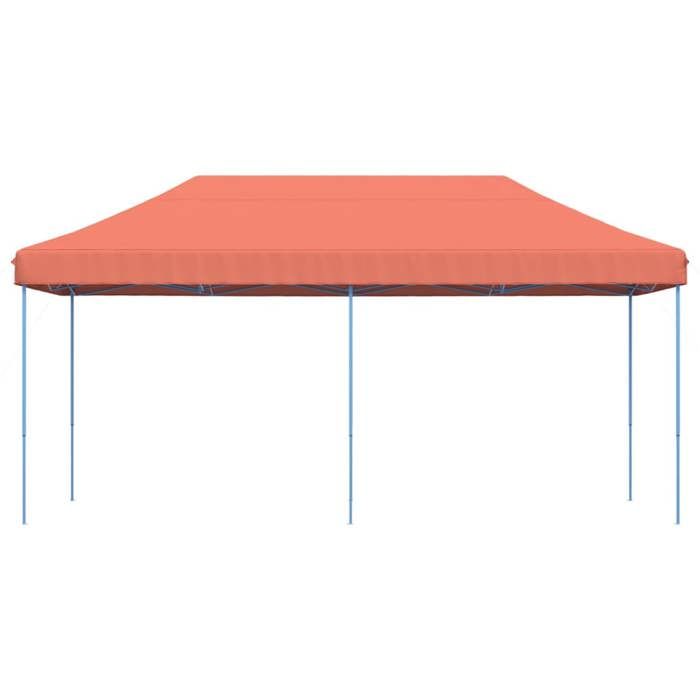 VidaXL Tente réception pliable escamotable terre cuite 580x292x315 cm, tente, tente à auvent, auvent de gazebo 4004941