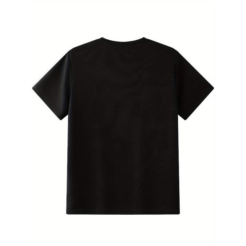 European Sizes Men's Patterned T-Shirt Summer Comfortable Breathable Short Sleeve T-Shirt Fashion Men's Casual Printed Top