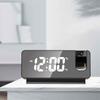 LED Projector Alarm Clock Loud Alarms Wall Ceiling USB Quiet for Students